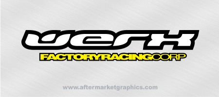 Werx Racing Decals - Pair (2 pieces)